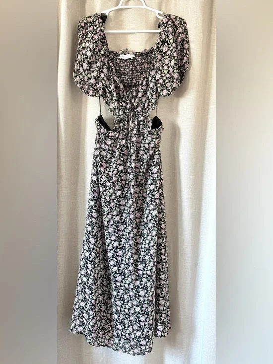 ASTR the Label Ruffle Cutout Midi Dress size S - Picture 4 of 8